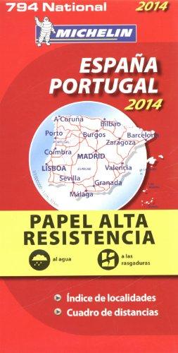 Mapa National España - Portugal "Alta Resistencia" (Mapas National Michelin)