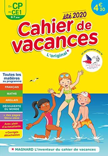 Cahier de vacances du CP au CE1, 6-7 ans : toutes les matières au programme : été 2020