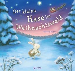 Der kleine Hase im Weihnachtswald