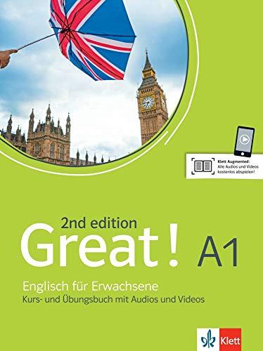 Great! A1, 2nd edition: Englisch für Erwachsene. Kurs- und Übungsbuch mit Audios und Videos (Great! 2nd edition: Englisch für Erwachsene)