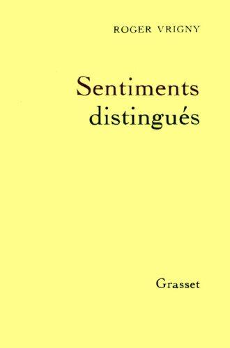 Sentiments distingués