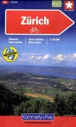 Zürich 1 : 60 000. Velokarte