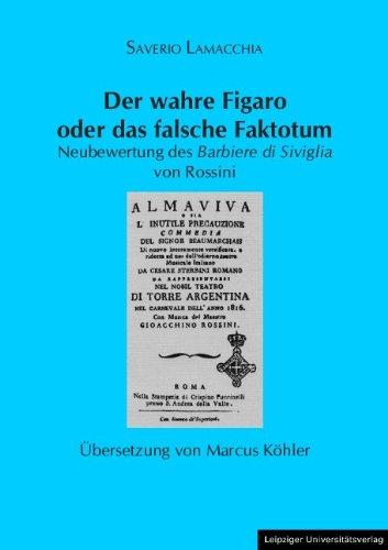 Der wahre Figaro oder das falsche Faktotum: Neubewertung des Barbiere di Siviglia von Rossini