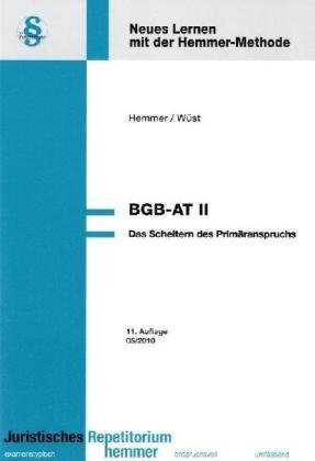 BGB-AT 2 - Scheitern des Primäranspruchs