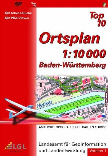 Baden-Württemberg Top 10 Version 1. DVD-ROM für Windows NT 4.0 SP6, 2000, XP