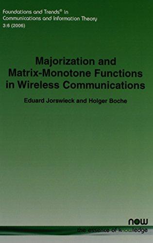 Majorization and Matrix Monotone Functions in Wireless Communications (Foundations and Trends in Communcations and Information Theory)