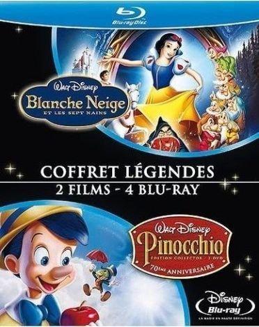 Blanche neige et les sept nains ; pinocchio [Blu-ray] [FR Import]