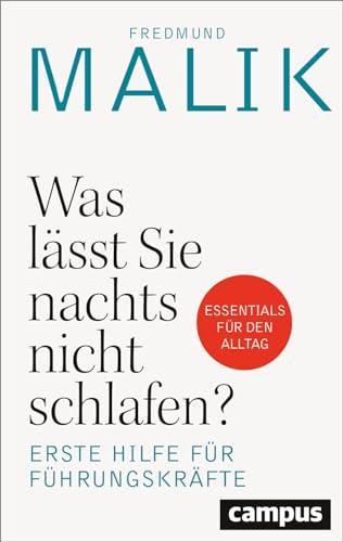 Was lässt Sie nachts nicht schlafen?: Erste Hilfe für Führungskräfte – Essentials für den Alltag