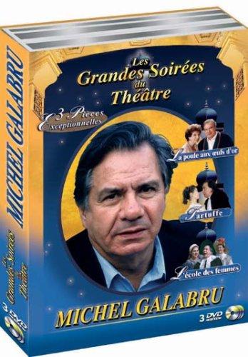 Coffret michel galabru : tartuffe ; la poule aux oeufs d'or ; l'ecole des femmes [FR Import]