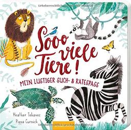 Sooo viele Tiere!: Mein lustiger Such- und Ratespaß