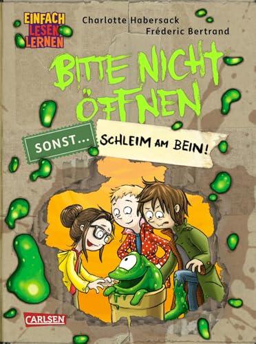 Bitte nicht öffnen, sonst ... 2: Schleim am Bein!: Einfach Lesen Lernen | Beste Freunde, lustige Wesen und geheimnisvolle Päckchen - Erstleseabenteuer ab 6 (2)