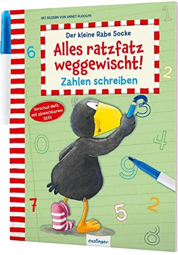 Der kleine Rabe Socke: Alles ratzfatz weggewischt!: Zahlen schreiben | Erstes Lernen spielend leicht