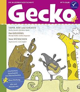 Gecko Kinderzeitschrift Band 71: Die Bilderbuchzeitschrift