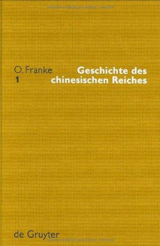 Geschichte des chinesischen Reiches. 5 Bände: 5 Bde.