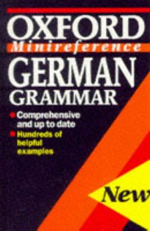 German Grammar (Oxford Minireference)