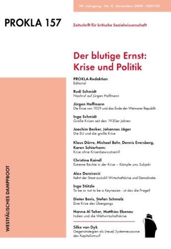 Prokla 157: Der Blutige Ernst: Krise und Politik