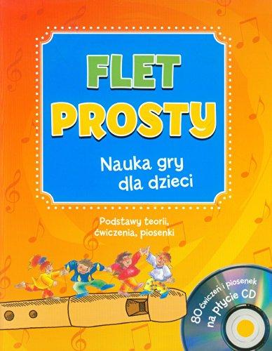 Flet prosty Nauka gry dla dzieci z plyta CD