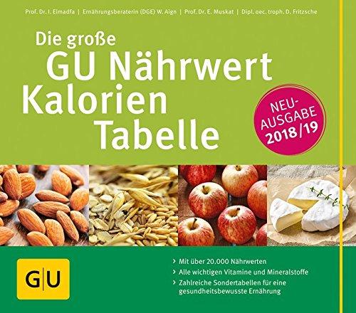 Die große GU Nährwert-Kalorien-Tabelle 2018/19 (GU Tabellenwerk Gesundheit)