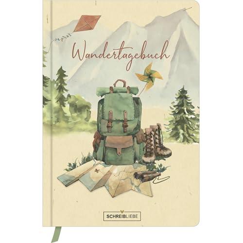 Wandertagebuch Rucksack: Reisetagebuch zum Ankreuzen und Ausfüllen, mit Lesebändchen, 160 Seiten SchreibLiebe