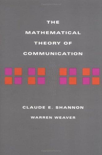 Mathematical Theory of Communication