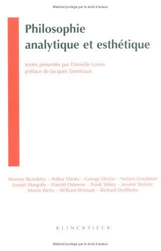 Philosophie analytique et esthétique