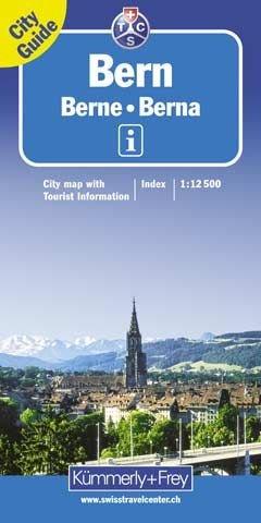 Bern City Map: 1:12500 incl. City Guide + Index