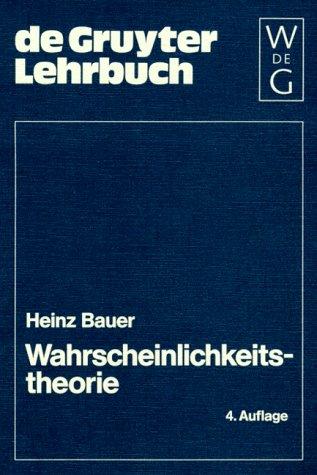 Wahrscheinlichkeitstheorie (de Gruyter Lehrbuch)