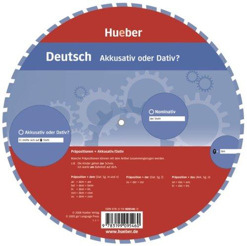 Deutsch - Akkusativ oder Dativ?: Wheel - Deutsch - Akkusativ oder Dativ?