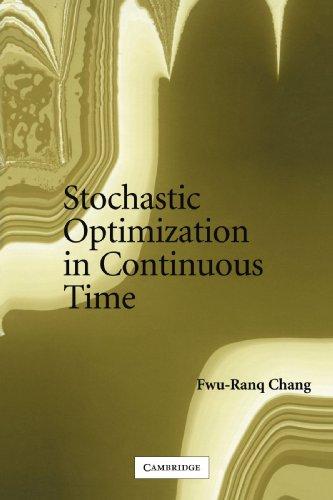 Stochastic Optimization in Continuous Time