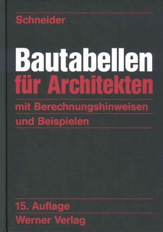 Bautabellen für Architekten, Neuauflage