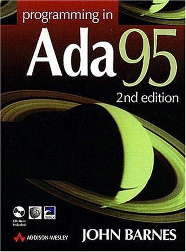 Programming in Ada 95, w. CD-ROM (International Computer Science Series)