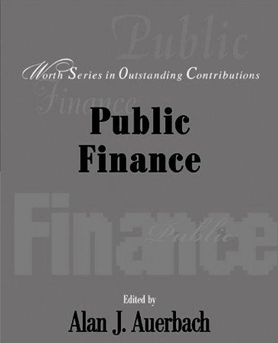 Public Finance (Worth Series in Outstanding Contributions)