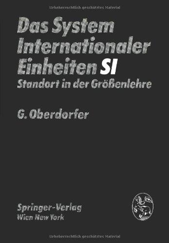 Das System Internationaler Einheiten (Si): Standort In Der Größenlehre