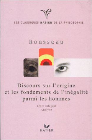 Discours sur l'origine et les fondements de l'inégalité parmi les hommes