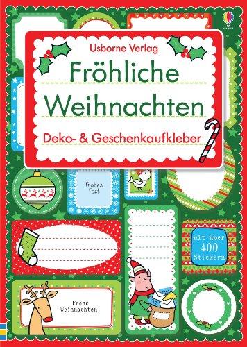 Fröhliche Weihnachten: Deko- & Geschenkaufkleber