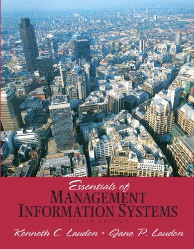 Essentials of Management Information Systems