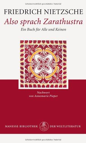 Also sprach Zarathustra. Ein Buch für alle und keinen