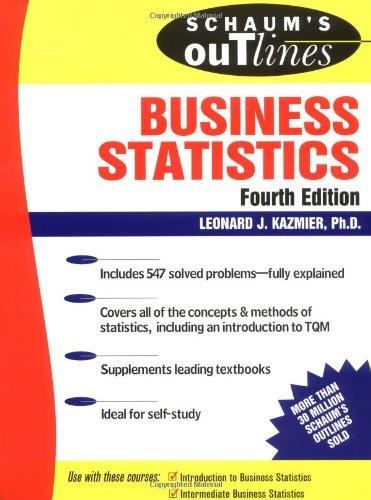 Schaum's Outline of Business Statistics (Schaum's Outlines)