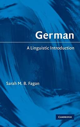 German: A Linguistic Introduction (Linguistic Introductions)