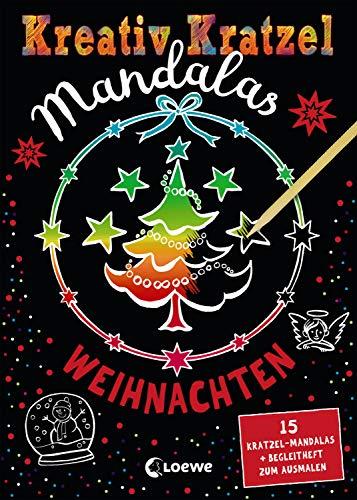 Kreativ-Kratzel Mandalas - Weihnachten: für Mädchen ab 5 Jahre