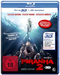 Piranha 2 in 3D (Uncut) (+ 2D-Version) [Blu-ray 3D]