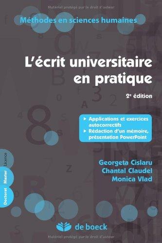 L'écrit universitaire en pratique