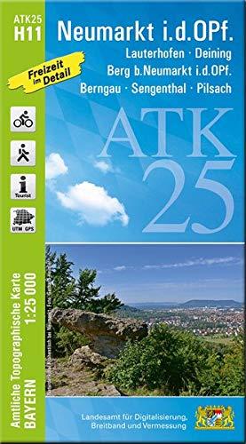 ATK25-H11 Neumarkt i.d.OPf. (Amtliche Topographische Karte 1:25000): Lauterhofen, Deining, Berg b.Neumarkt i.d.OPf., Berngau, Sengenthal, Pilsach (ATK25 Amtliche Topographische Karte 1:25000 Bayern)