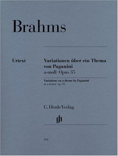 Paganini-Variationen Op 35; Klavier 2 ms