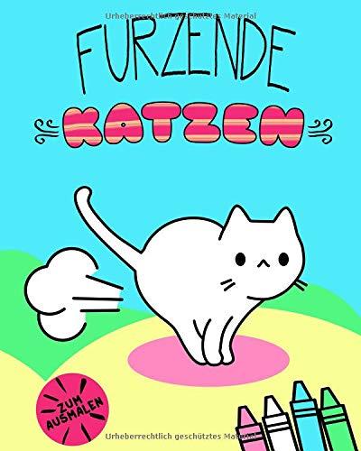 Furzende Katzen: Zum Ausmalen