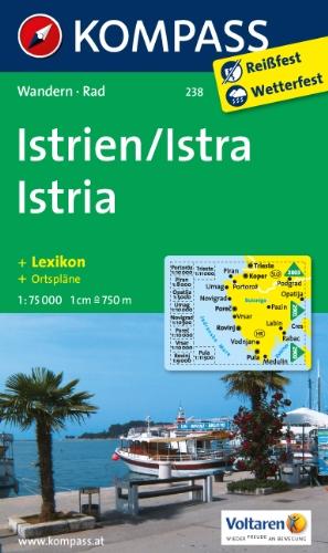 Istrien / Istra / Istria 1 : 75 000: Wandern / Rad