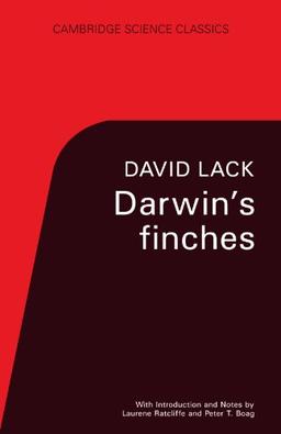 Darwin's Finches (Cambridge Science Classics)