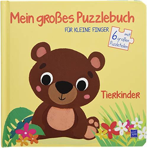 Mein großes Puzzlebuch für kleine Finger: Tierkinder