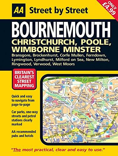 Bournemouth: Christchurch, Poole, Wimborne Minster (Aa Street by Street)