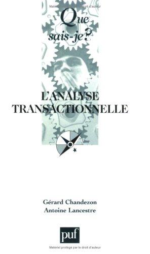 L'analyse transactionnelle